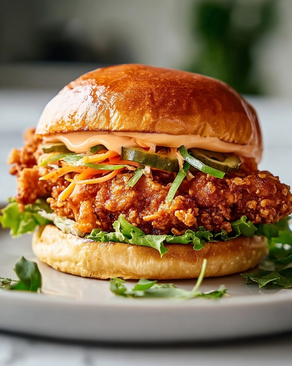 Thai Fried Chicken Sandwich Recipe - Recipe Image