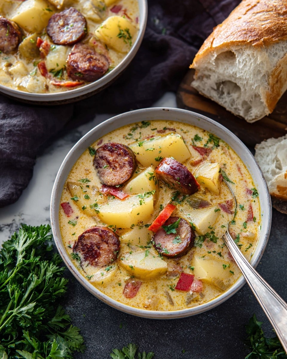 Cajun Potato Soup with Sausage Recipe - Recipe Image