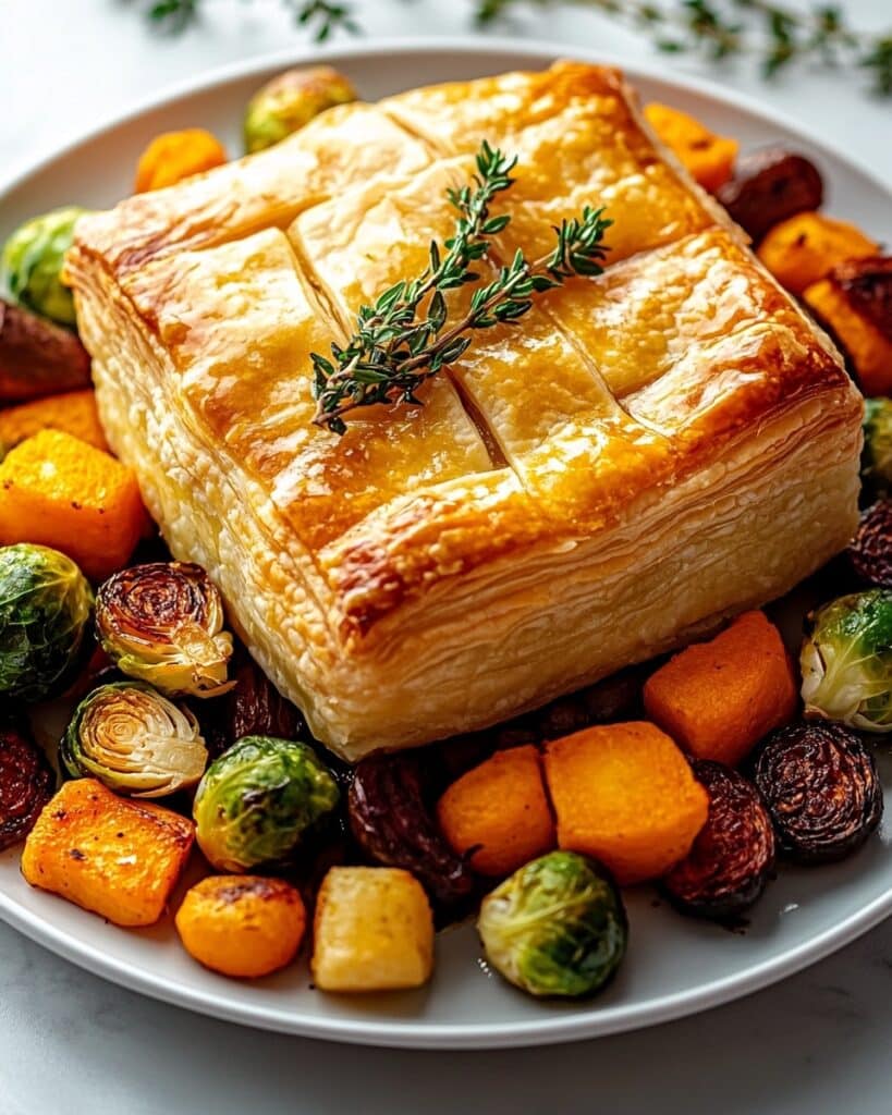 Roasted Autumn Vegetable Pot Pies Recipe