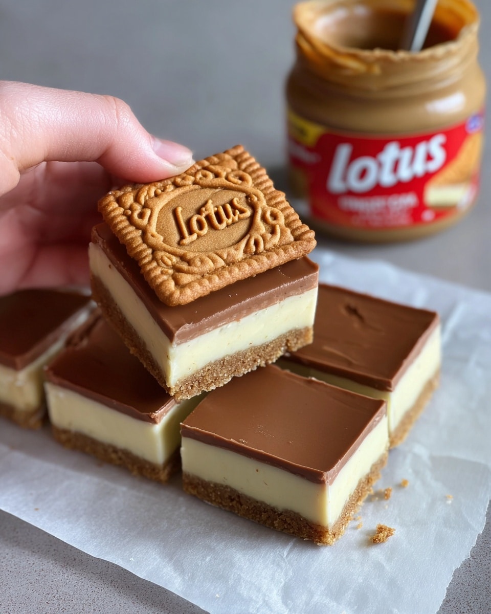 Speculoos Caramel Fudge Recipe - Recipe Image