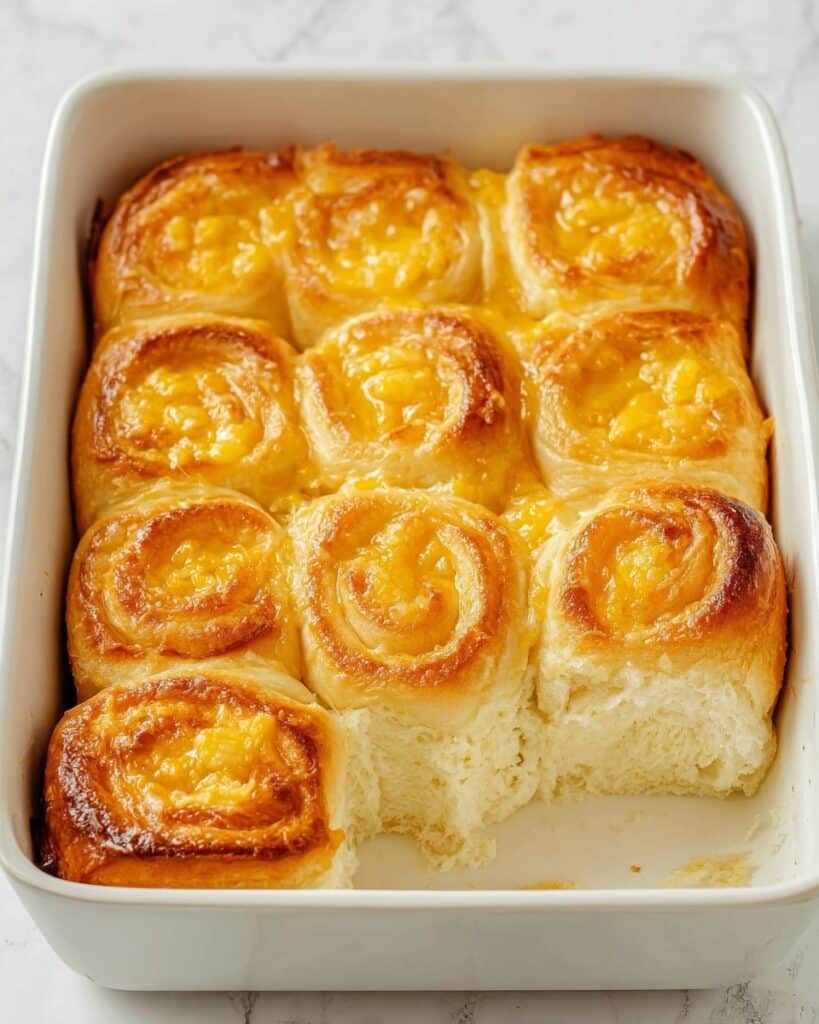 Buttery Garlic Cheese Rolls Recipe