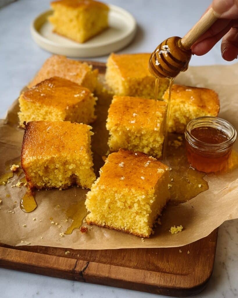 Honey Butter Cornbread Recipe