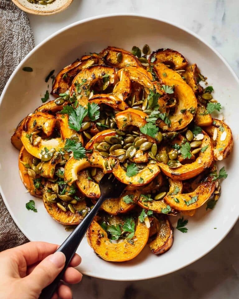 Roasted Delicata Squash with Brown Butter and Pepitas Recipe