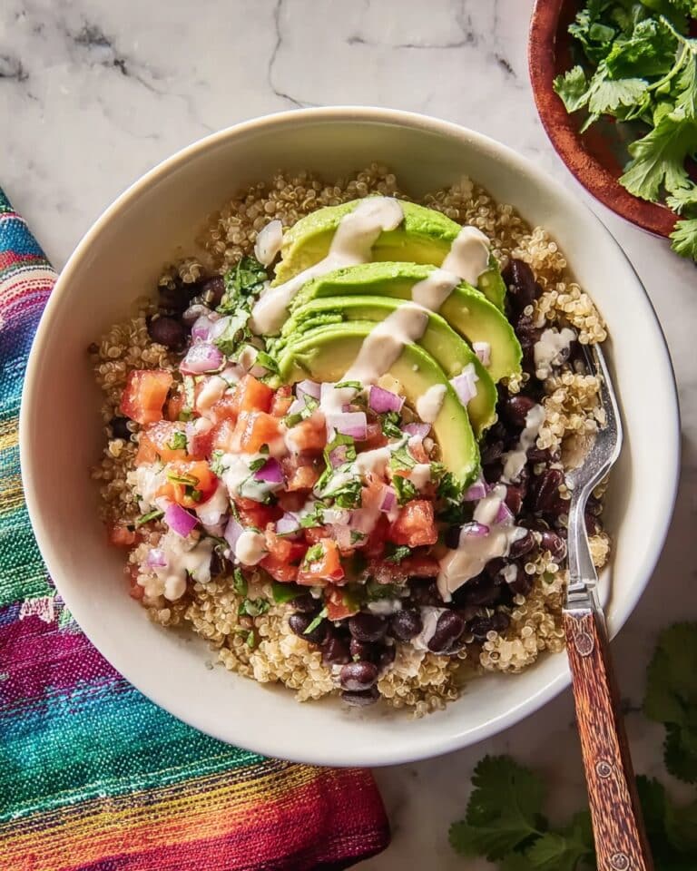 Quinoa Black Bean Burrito Bowls Recipe