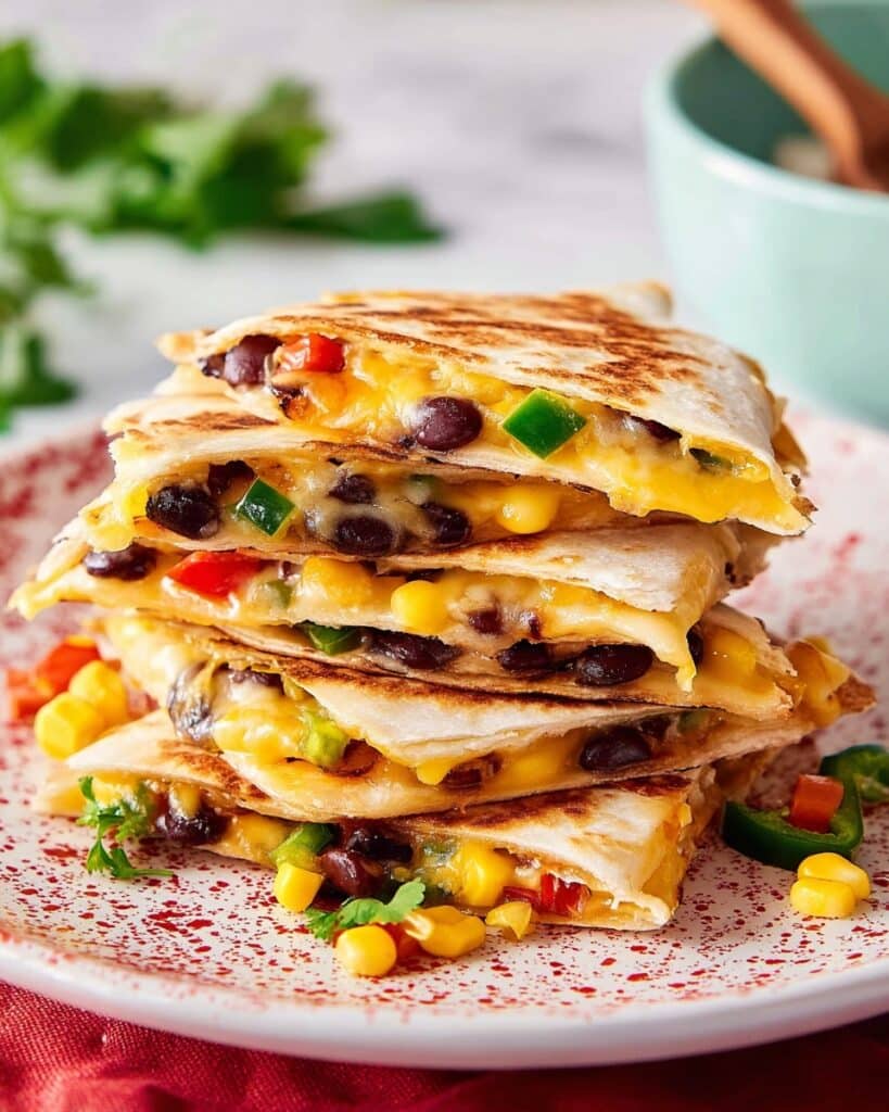 Spicy Black Bean and Cheese Quesadilla Recipe