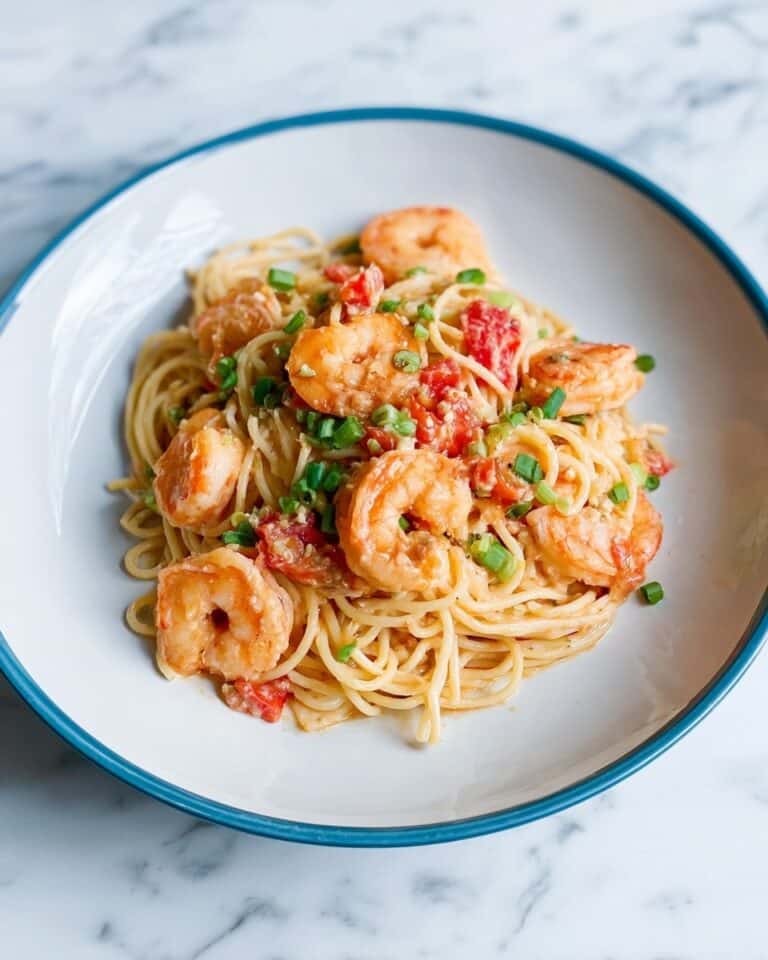 Creamy Cajun Shrimp Pasta (High Protein) Recipe
