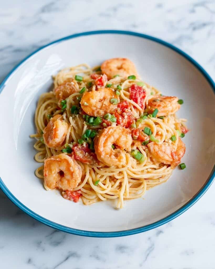 Creamy Cajun Shrimp Pasta (High Protein) Recipe