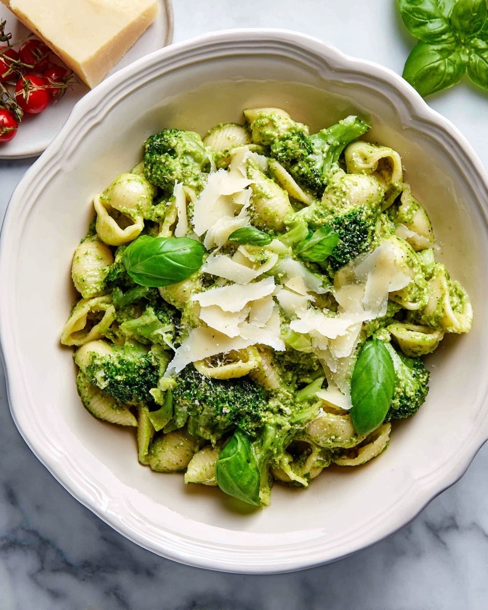 Broccoli Pasta with Garlic, Red Pepper Flakes, and Parmesan Recipe - Recipe Image