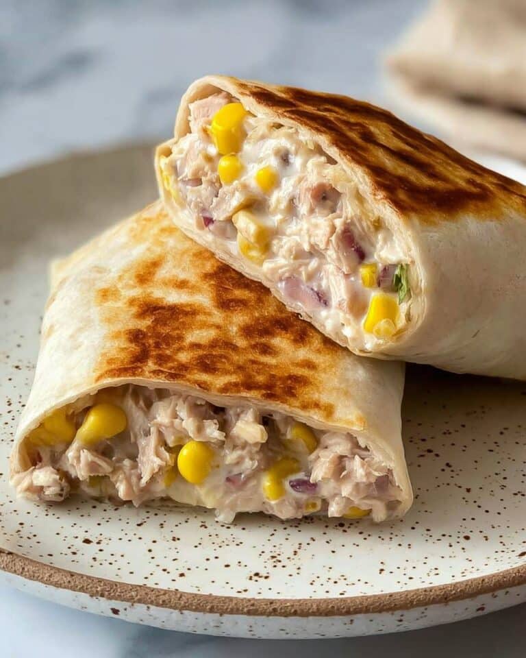 Healthy Tuna Melt Wrap Recipe