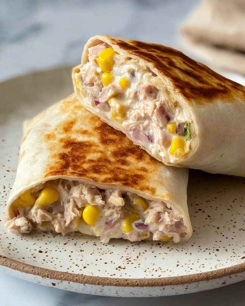 Healthy Tuna Melt Wrap Recipe