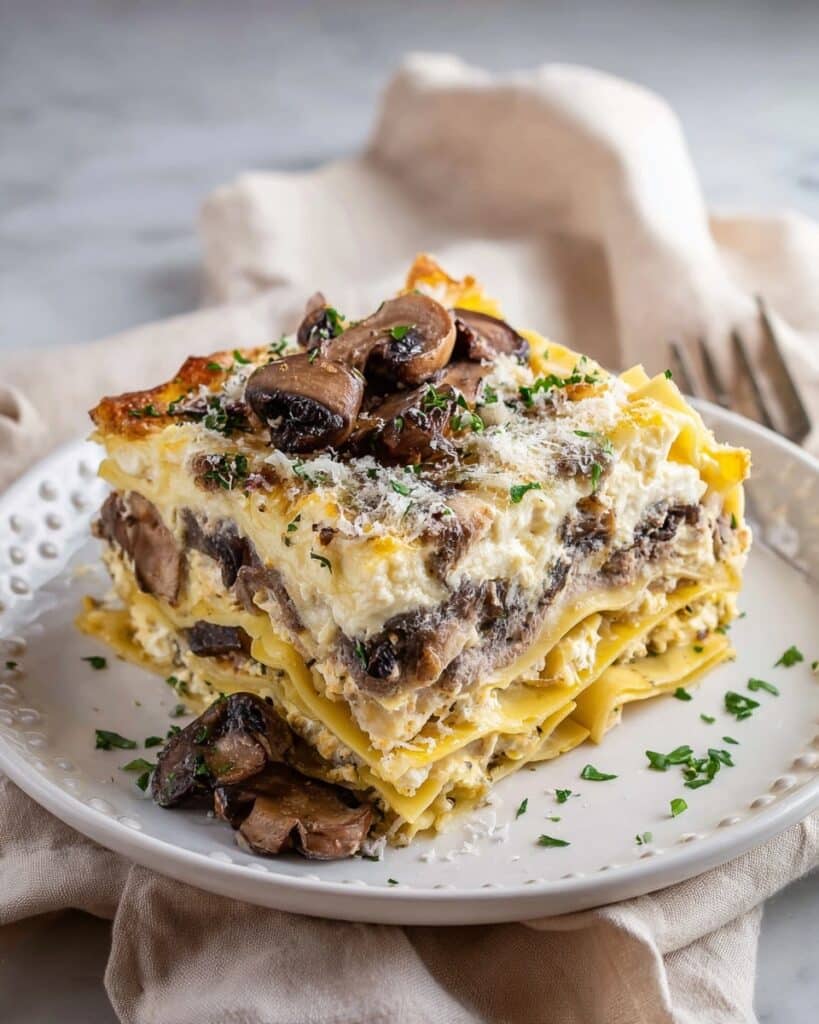 Incredible Mushroom Lasagna Recipe