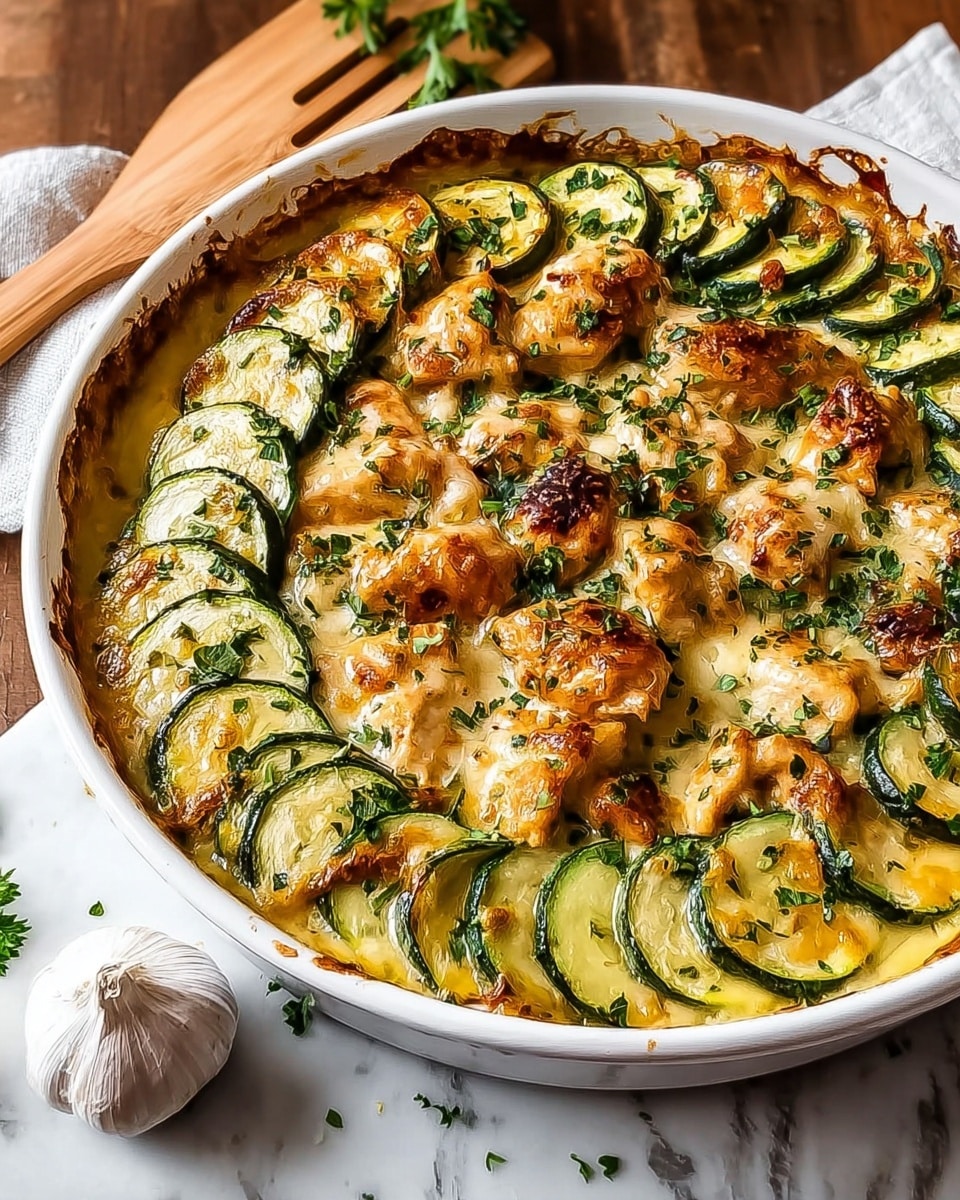 Easy Chicken Zucchini Bake Recipe - Recipe Image