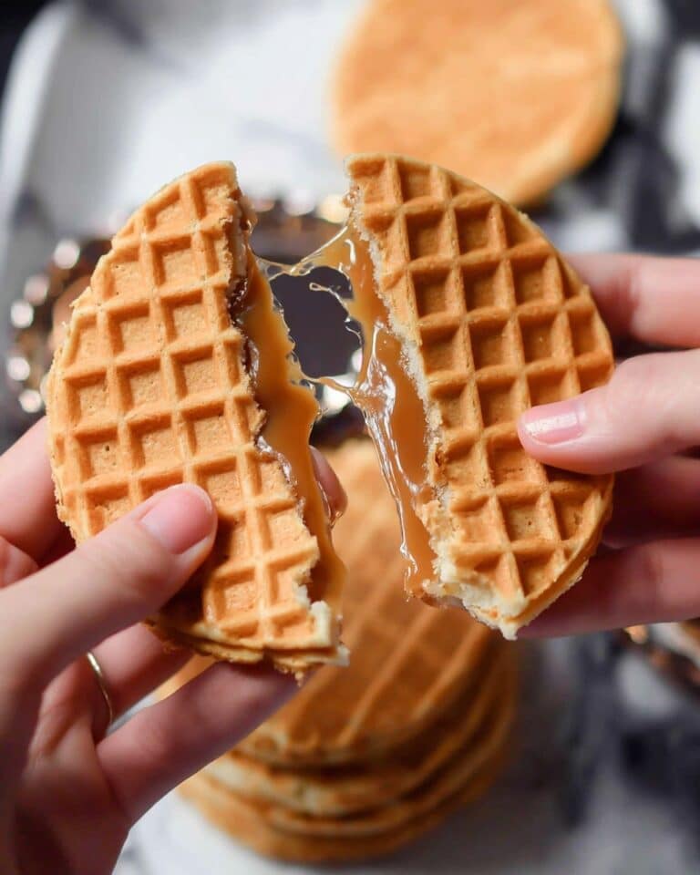 Stroopwafels (Dutch Caramel Waffle Cookies) Recipe