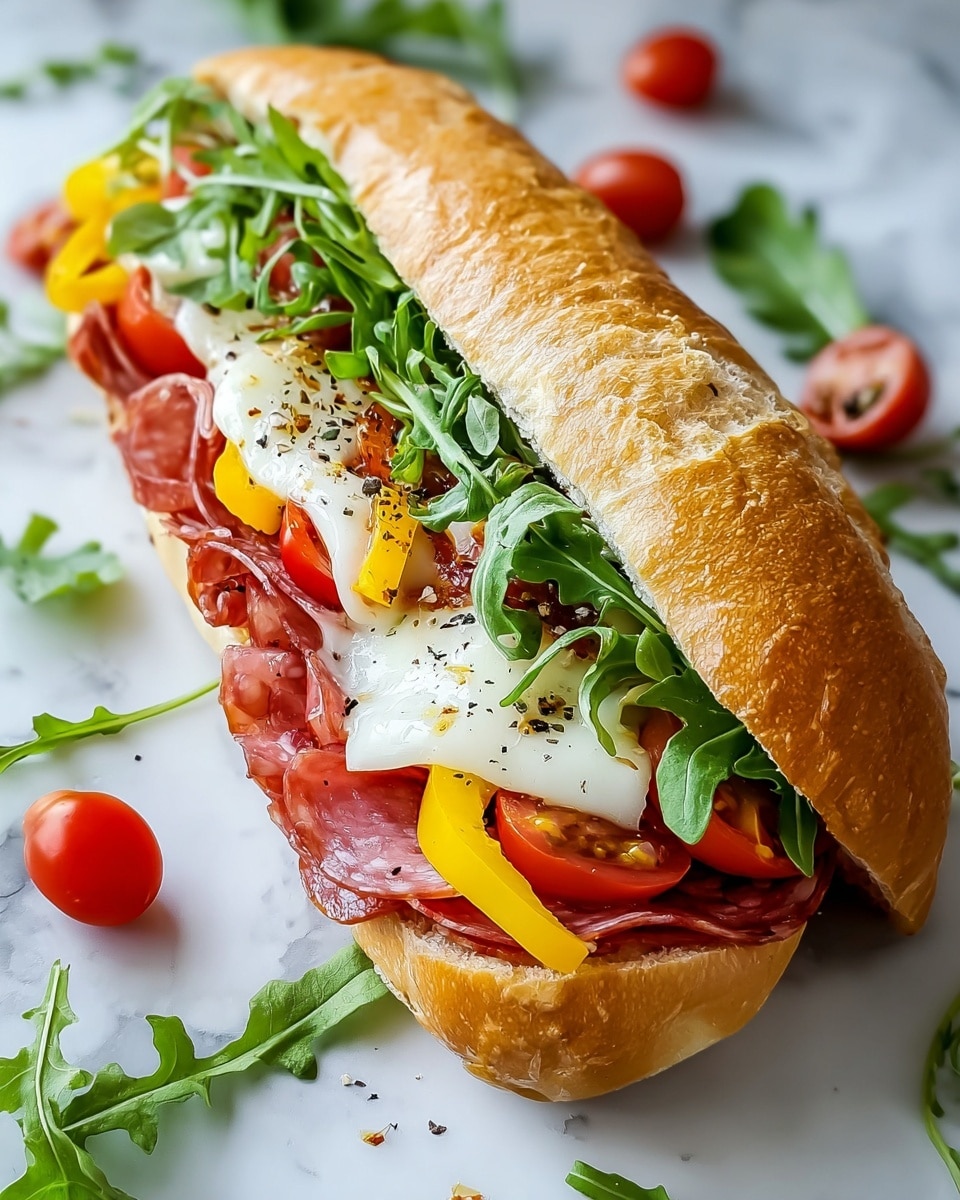 Baked Italian Grinder Sandwiches Recipe