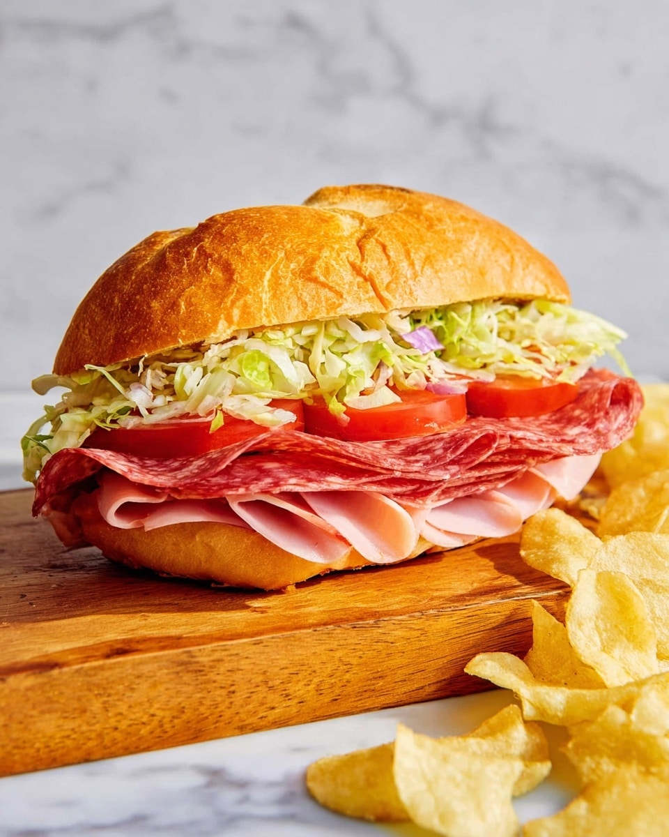 Baked Italian Grinder Sandwiches Recipe - Recipe Image