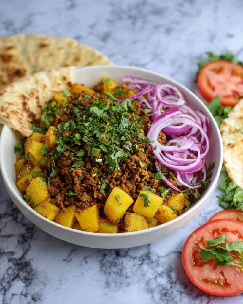 Aloo Keema (Pakistani Ground Beef and Potato Curry) Recipe