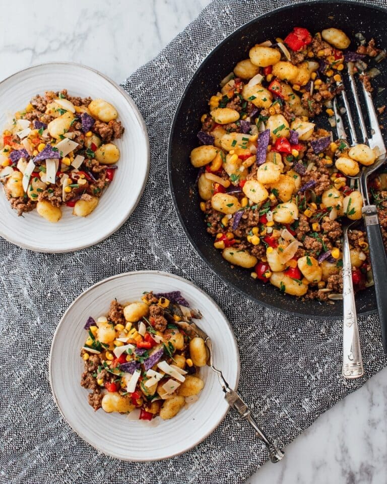 Taco Gnocchi Skillet Recipe