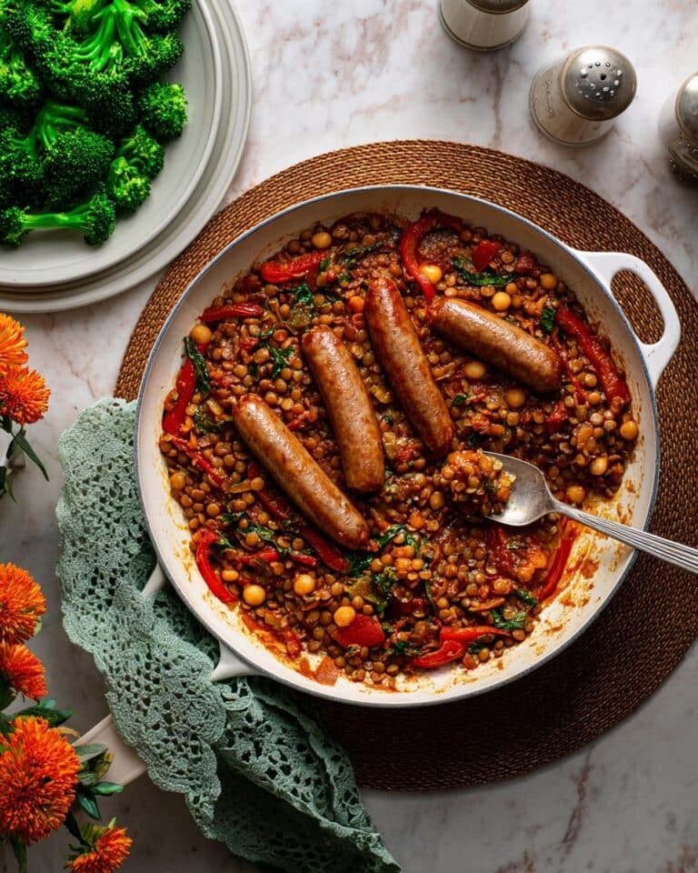 Sausage, Lentil, and Chickpea One-Pot Recipe