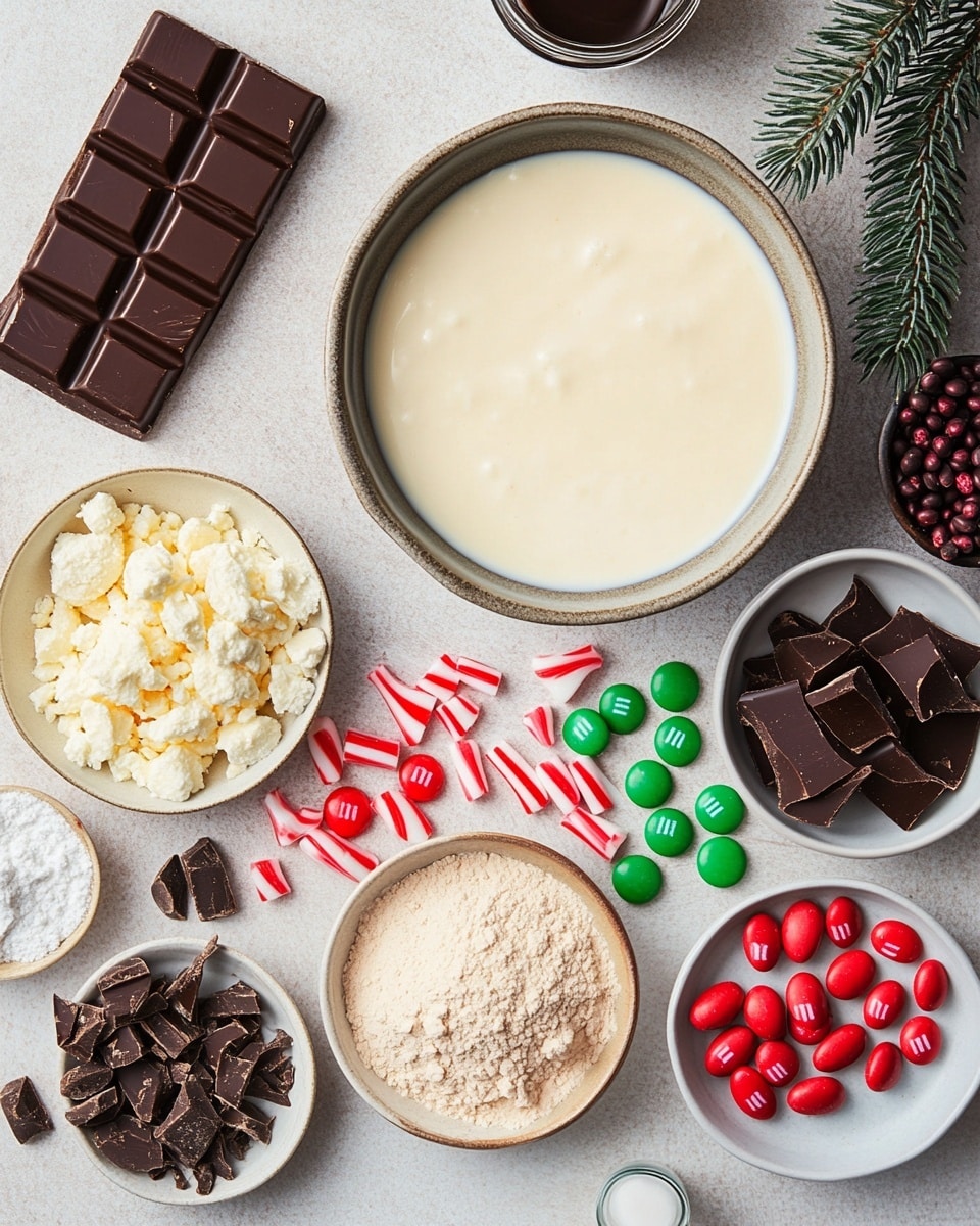 Peppermint Chocolate Christmas Slice Recipe - Recipe Image