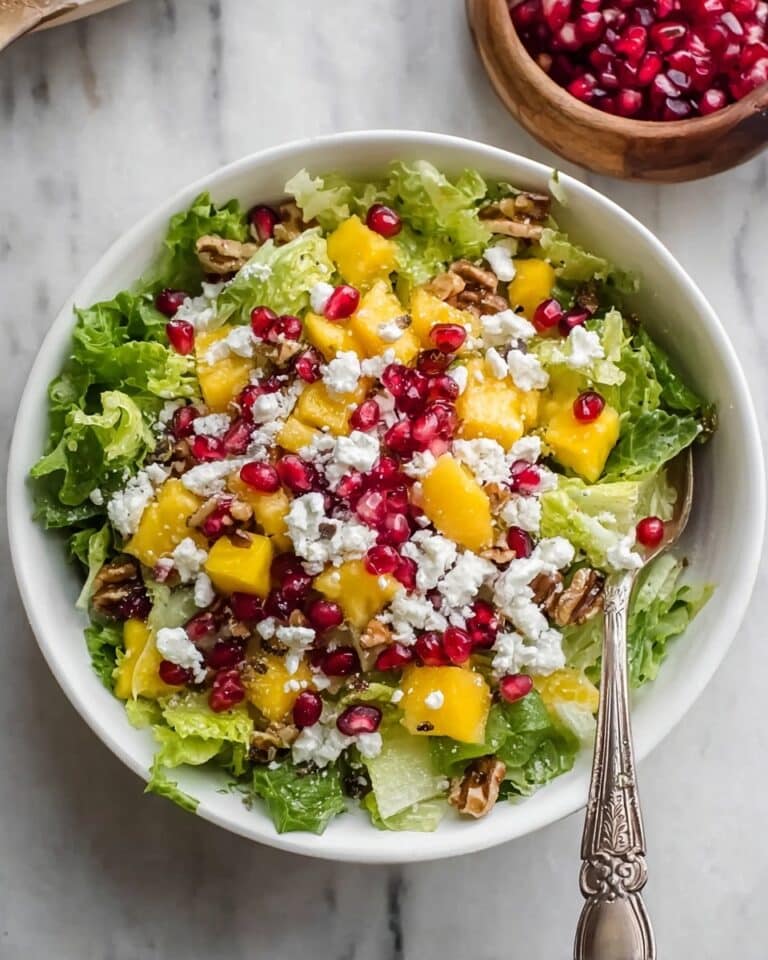 Festive Pomegranate Walnut Salad Recipe