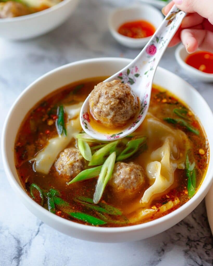 Deconstructed Wonton Soup Recipe