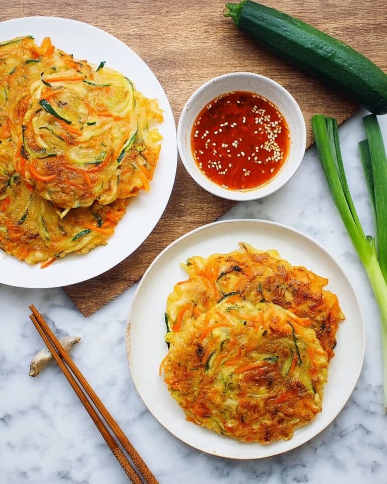 Vegan Yachaejeon (Korean Vegetable Pancakes) Recipe