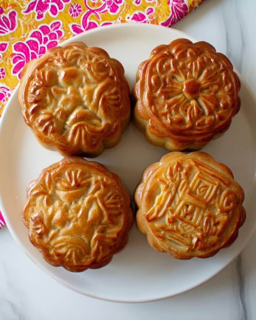 Traditional Mooncakes with Mixed Nuts Recipe