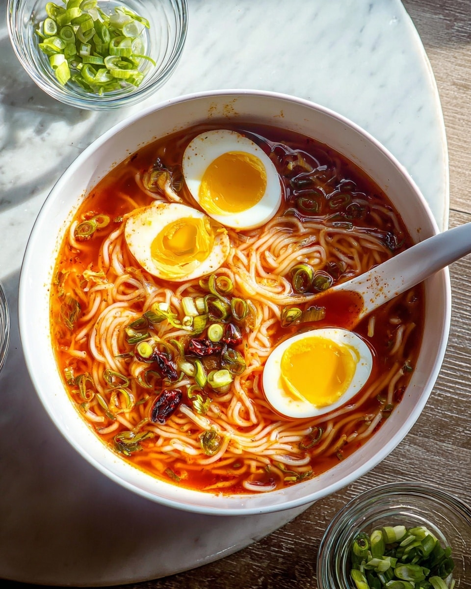 Spicy Gochujang Noodle Soup (10 Minutes) Recipe - Recipe Image