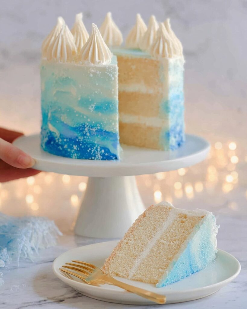 Winter Wonderland White Chocolate Cake Recipe