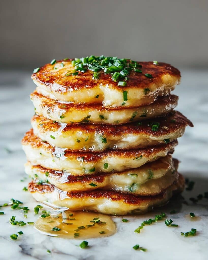 Korean Potato Cheese Pancakes (Gamjajeon) Recipe