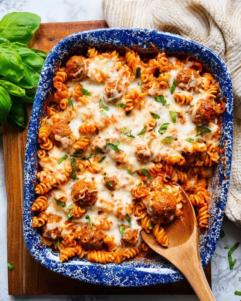 Dump and Bake Meatball Casserole Recipe
