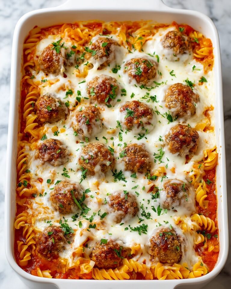 Dump and Bake Meatball Casserole Recipe