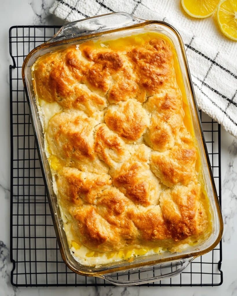 Gooey Lemon Cobbler Recipe