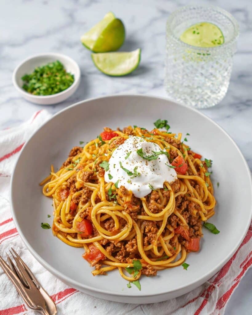 Taco Spaghetti Recipe