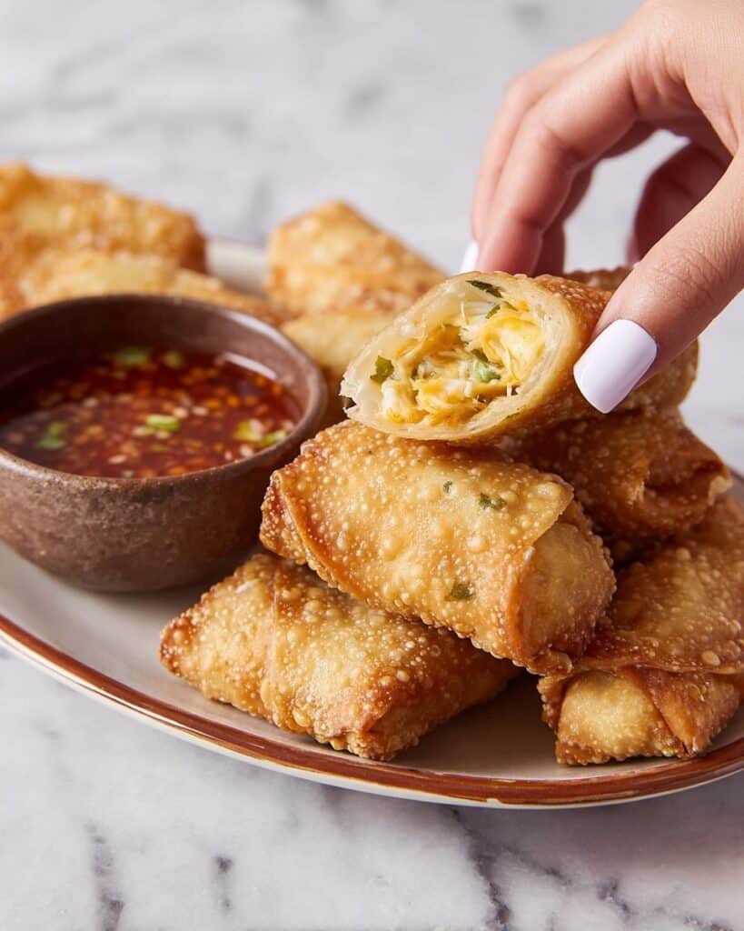 Crab Cake Egg Rolls Recipe