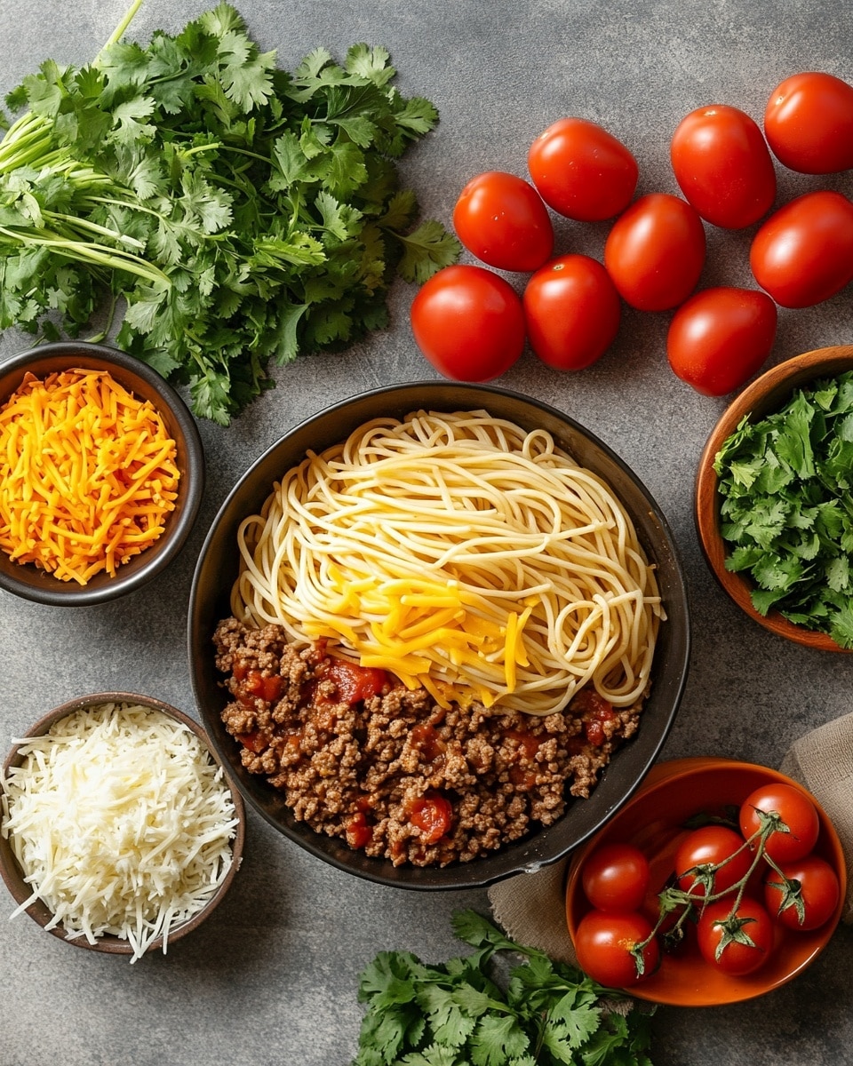 Taco Spaghetti Recipe - Recipe Image