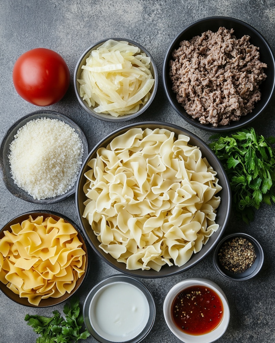 Savory Sauerkraut Casserole with Ground Venison and Melted Cheese Recipe - Recipe Image