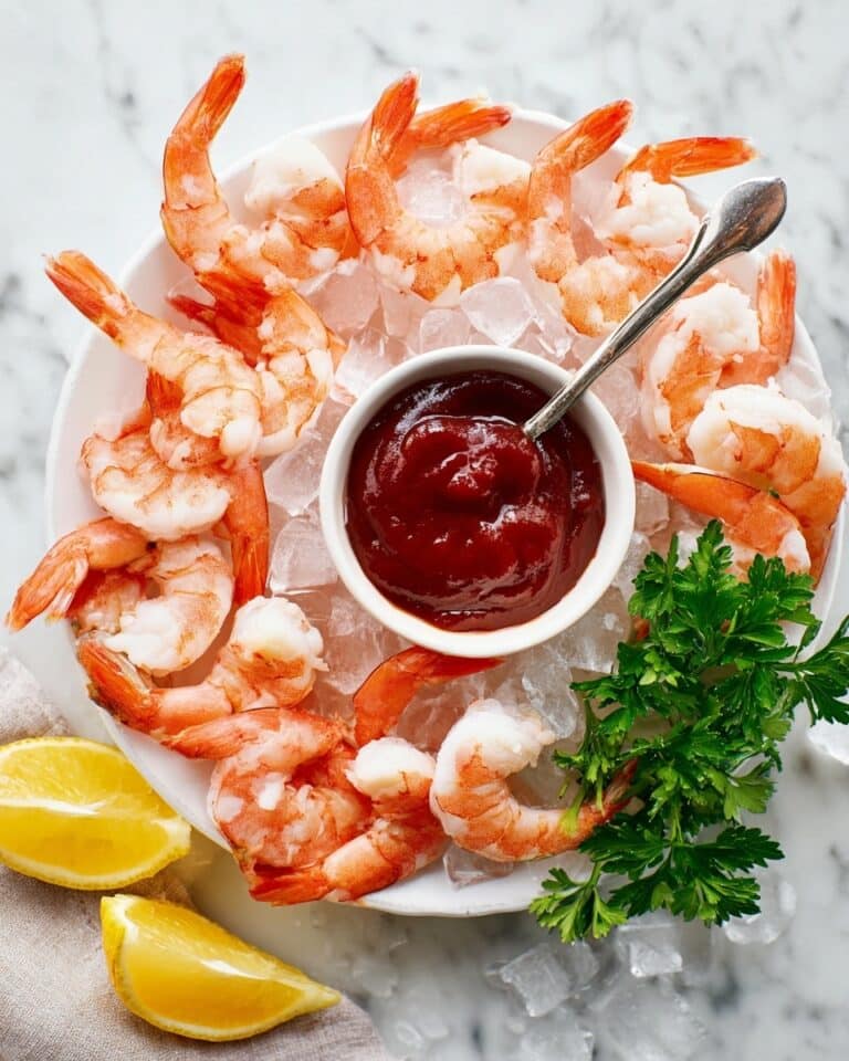 Shrimp Cocktail with Classic Cocktail Sauce Recipe