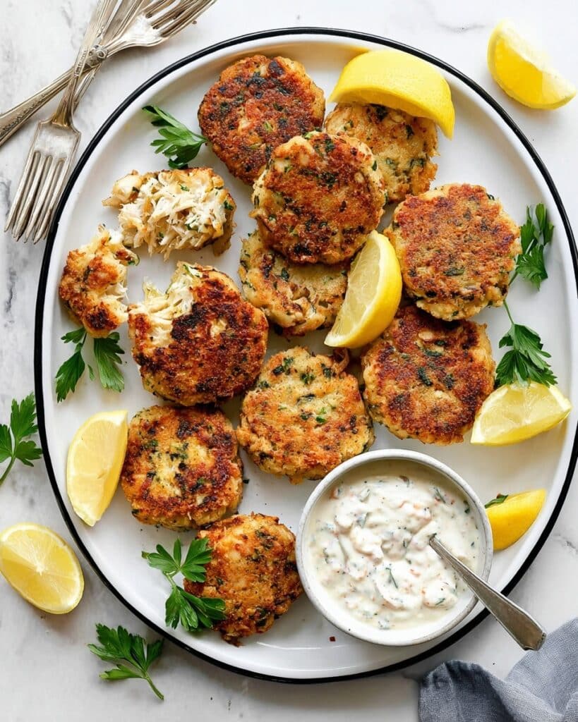 Crab Cakes with Tartar Sauce Recipe