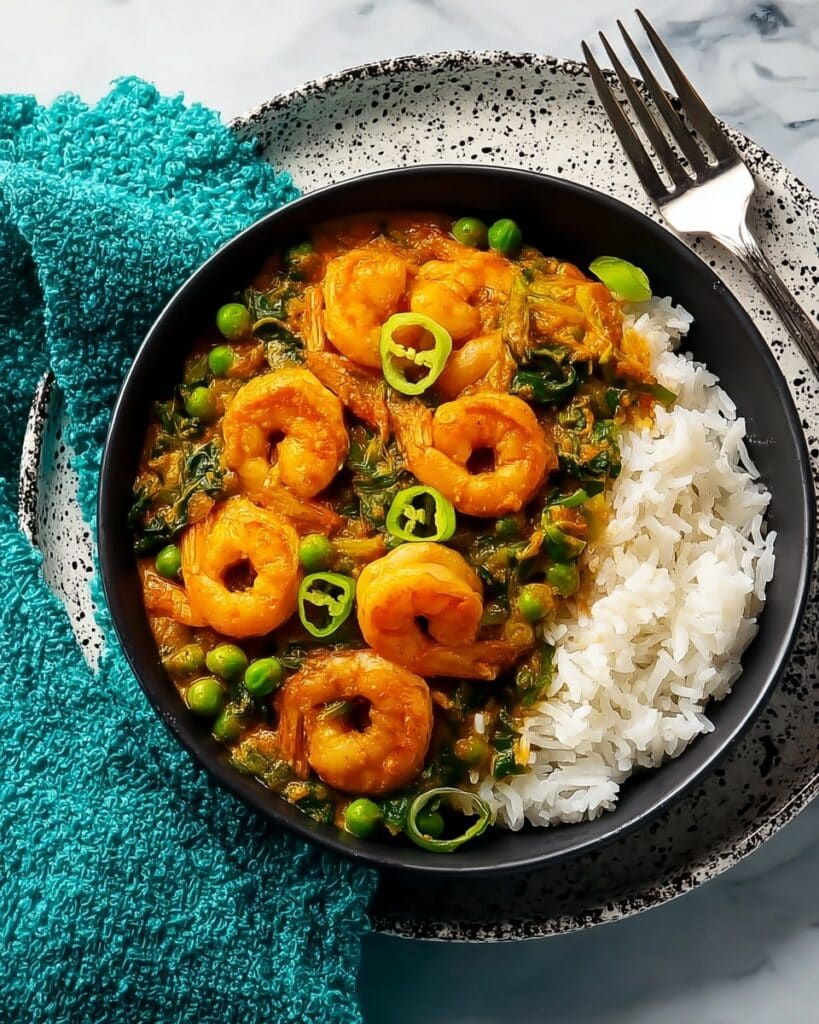 Coconut Curry Shrimp with Peas Recipe