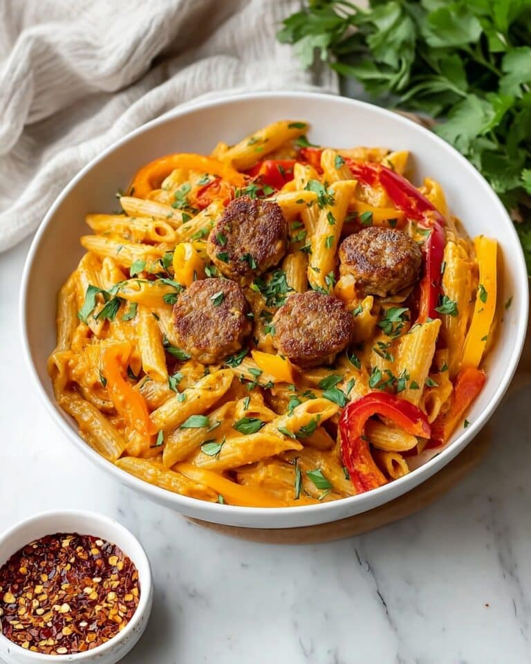 Creamy Cajun Sausage Pasta Recipe