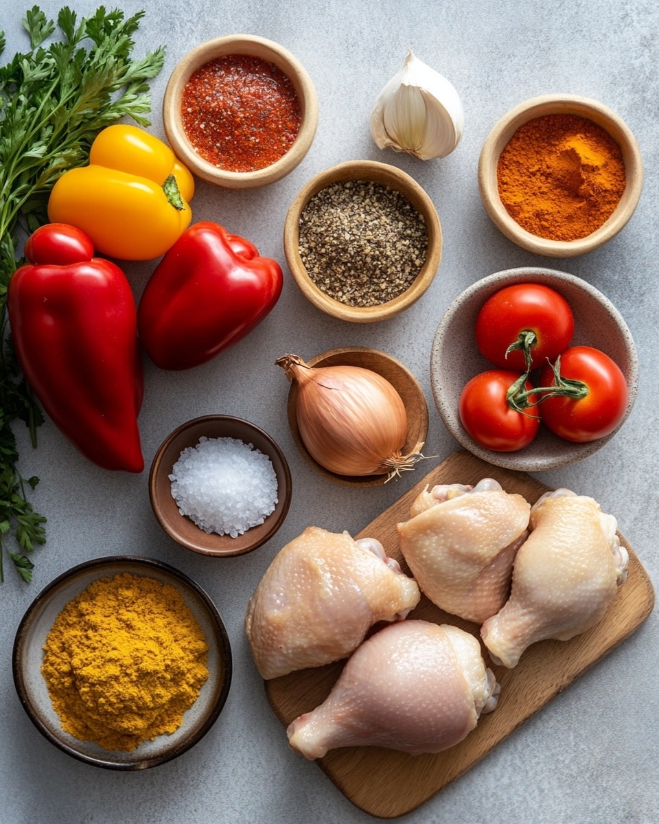 A white plate holds a black pan filled with bright red oily sauce at the bottom, covering the pan’s base. On top of the sauce, there are three pieces of grilled chicken with a golden brown, slightly charred texture, showing spices and grill marks. On the left side, a tidy mound of white rice shaped like a dome sits next to the chicken. The surface beneath the plate has a white marbled texture. photo taken with an iphone --ar 4:5 --v 7