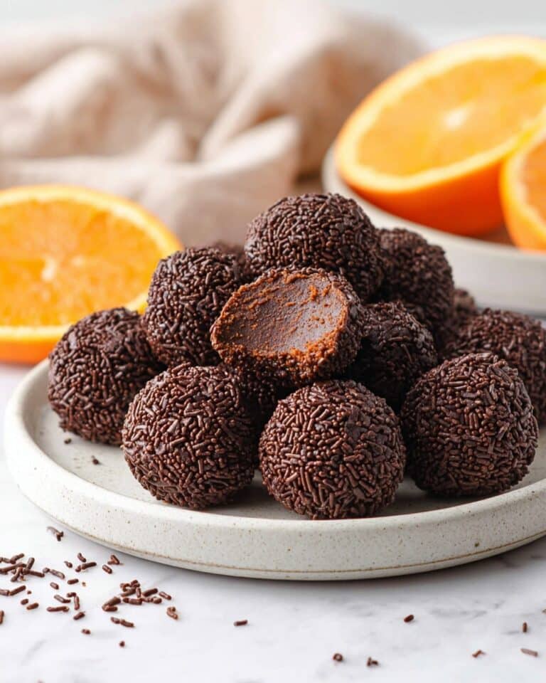 Juicy Orange Chocolate Christmas Truffles Recipe