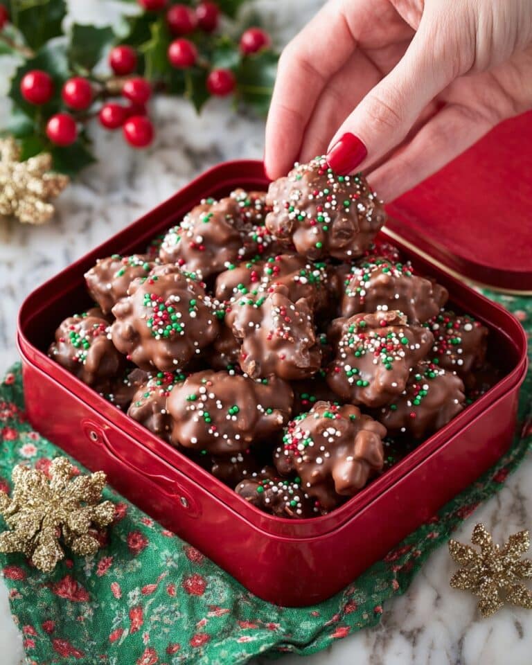Festive Crock Pot Chocolate Peanut Candy Recipe