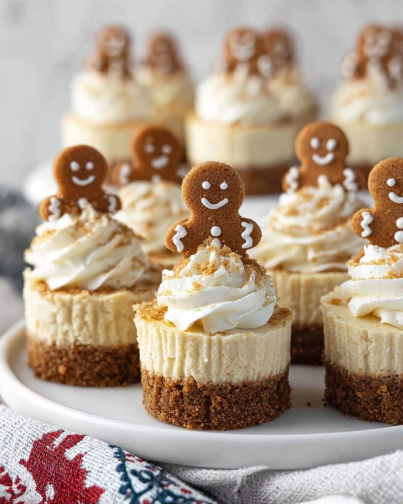 No-Bake Gingerbread Cheesecake Cups Recipe