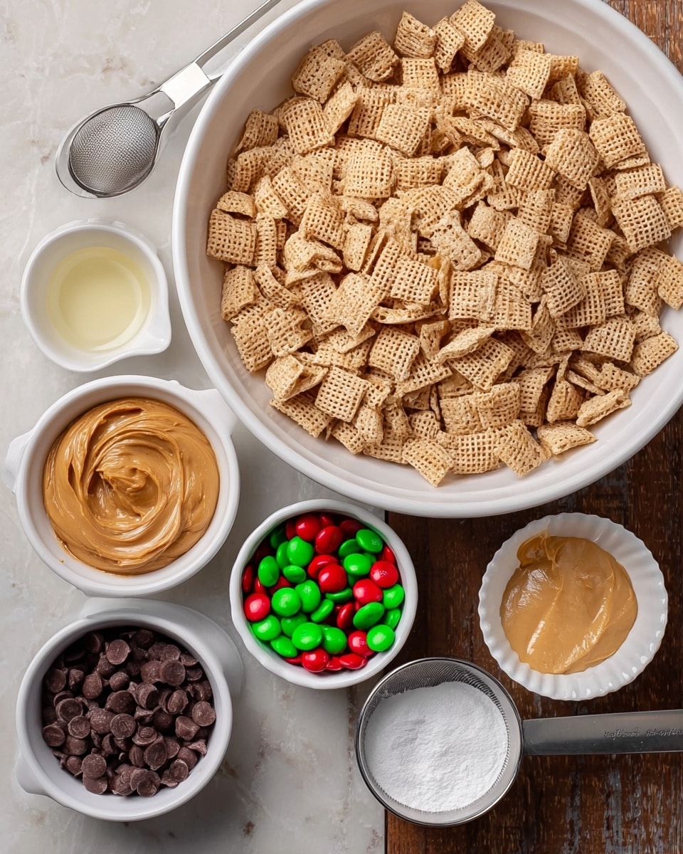 Festive Christmas Puppy Chow Recipe - Recipe Image
