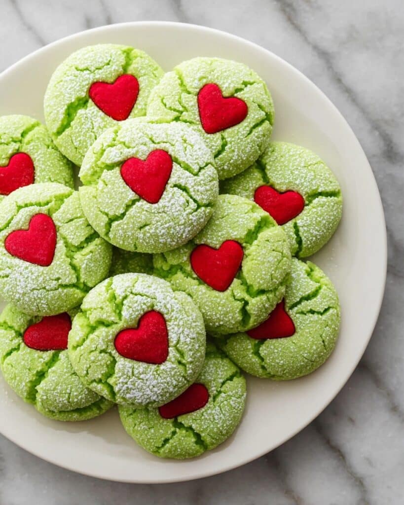Grinch Cake Mix Cookies Recipe