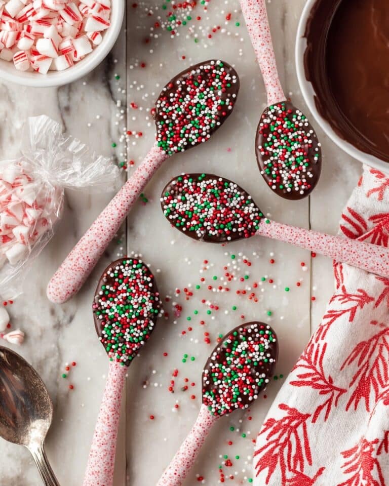 DIY Peppermint Candy Spoons Recipe