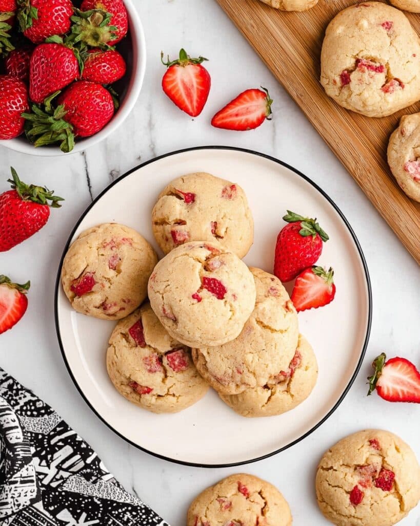 Strawberry Cheesecake Cookies with Cream Cheese Filling Recipe