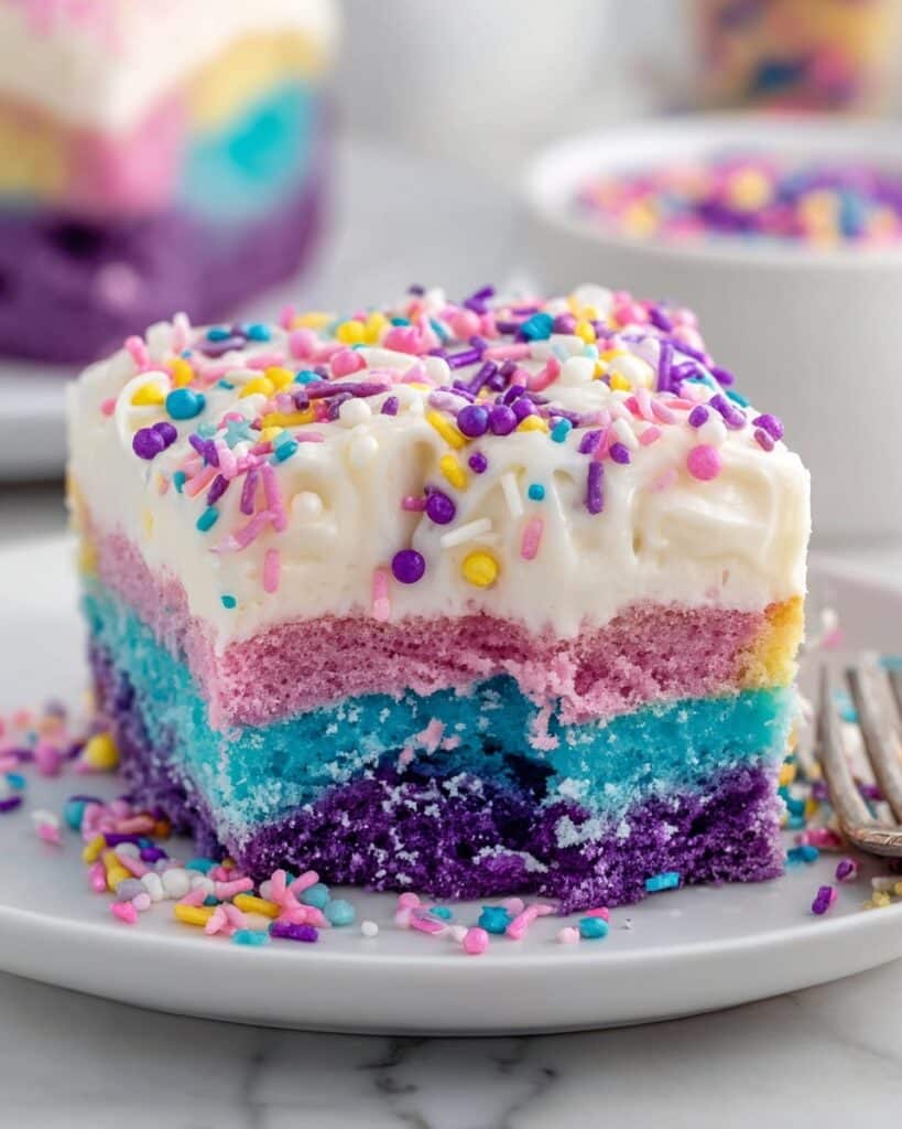 Unicorn Poke Cake Recipe